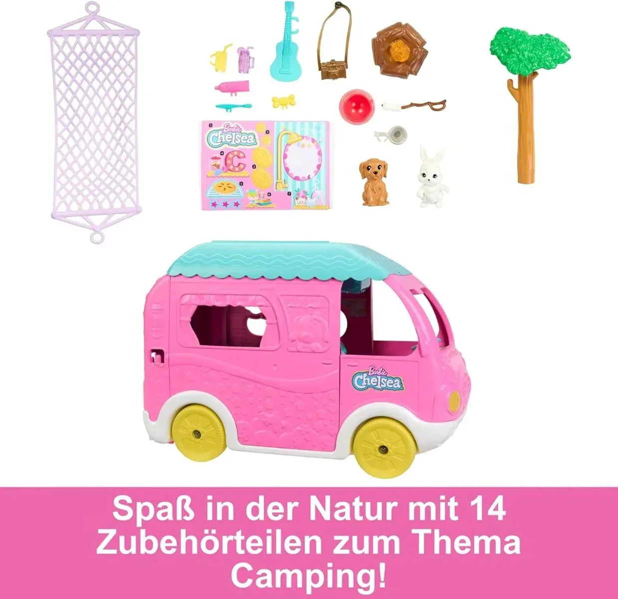 Barbie Club Chelsea Camper Dollhouse playset - HNH90 - Jaiman Toys