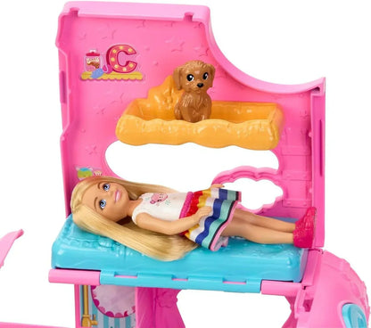 Barbie Club Chelsea Camper Dollhouse playset - HNH90 - Jaiman Toys