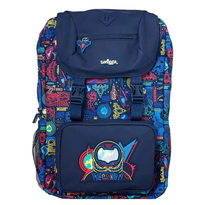 Smiggle School Bag : Astronaut Colorful & Stylish 18 Inch Backpack for Kids - Jaiman Toys