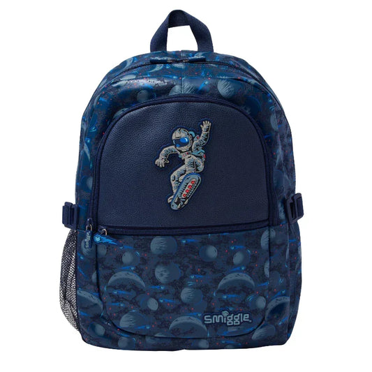 Smiggle School Bag : astronaut Colorful & Stylish 16 Inch Backpack for Kids - Jaiman Toys