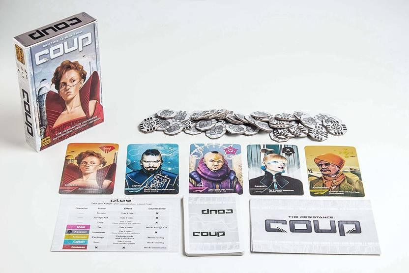 Coup : The Resistance Universe Card Game - Jaiman Toys