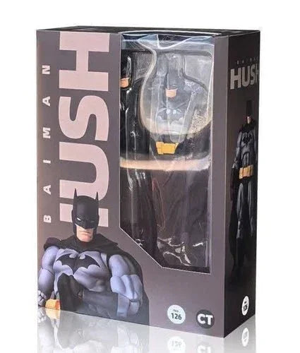 Batman Hush Black Version Action Figure – 1/12 Scale Superhero Collectible (6.3 Inch)