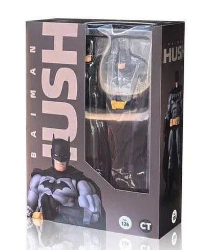 Batman Hush Black Version Action Figure – 1/12 Scale Superhero Collectible (6.3 Inch)