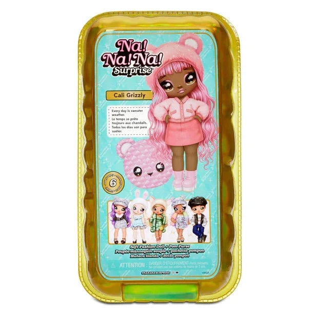 Na! Na! Na! Surprise CALI GRIZZLY Glam Series 2-in-1 Soft Fashion Doll - Jaiman Toys