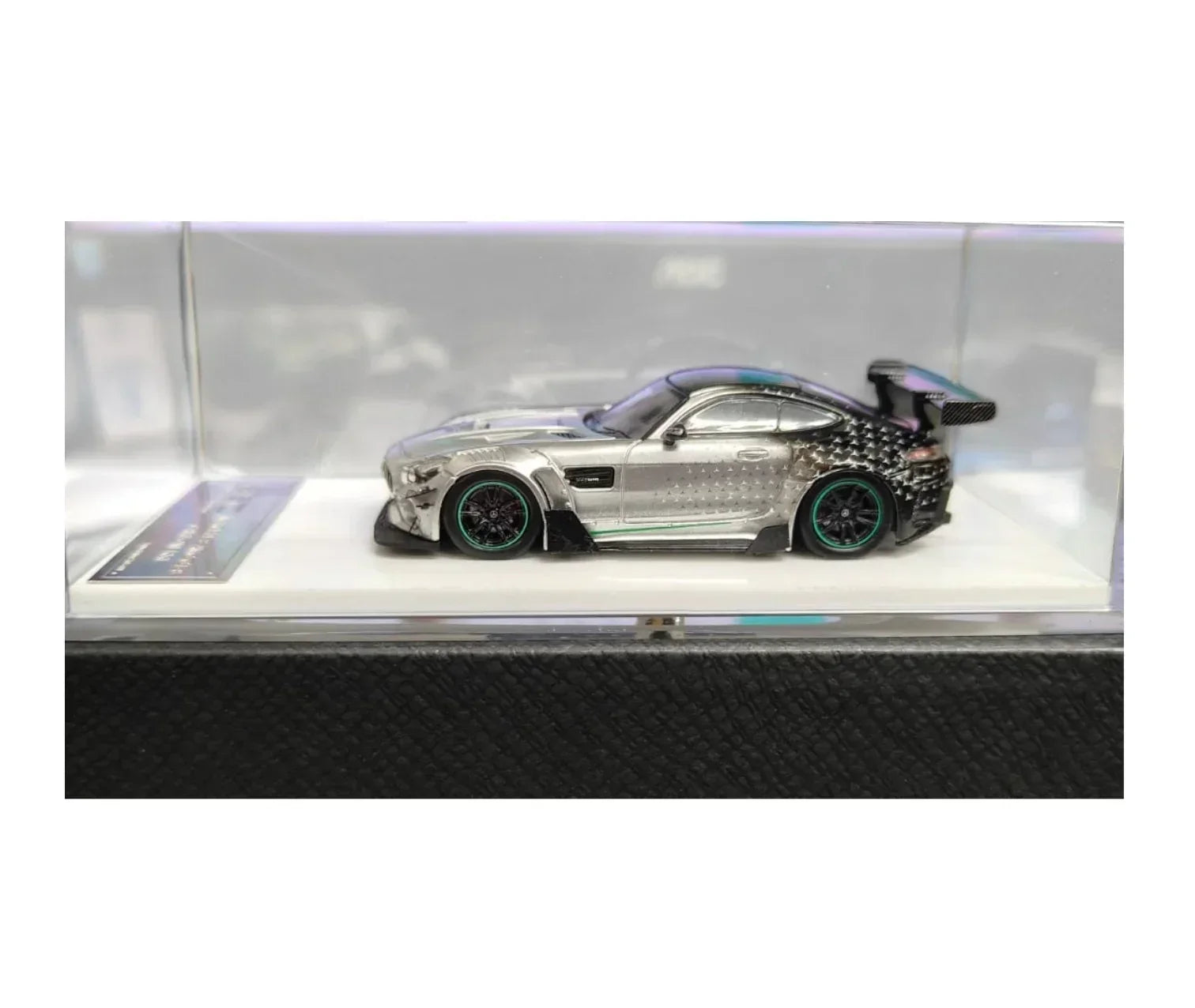 BSC 1:64 Scale Mercedes AMG GT-S Carbonerre Black/Silver – Premium Diecast Car Model Collectible - Jaiman Toys