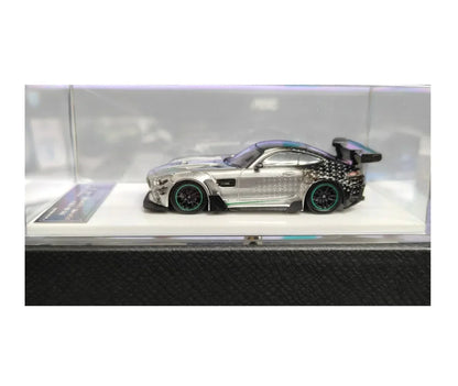 BSC 1:64 Scale Mercedes AMG GT-S Carbonerre Black/Silver – Premium Diecast Car Model Collectible - Jaiman Toys