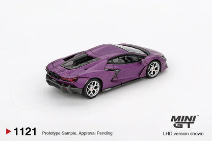 Mini GT 1:64 Lamborghini Revuelto Viola 30th Matte Diecast Model Car – Supercar Collectible Edition