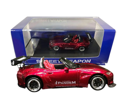 Street Weapon Pandem MX-5 Roadster Red 1/64 Diecast Car Model - Jaiman Toys