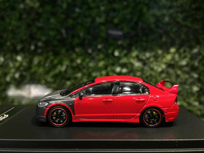 Champion 1:64 Honda Civic (FD2) Mugen RR Silver/Red – Diecast Car Model - Jaiman Toys