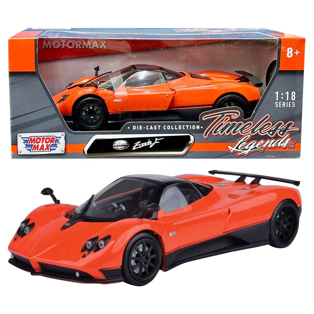 Pagani Zonda F Orange 1:18 Diecast Car Model - Jaiman Toys