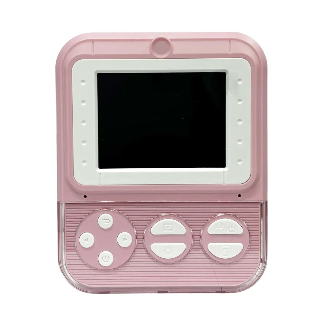 Print Camera - DIY Instant Digital Camera - Thermal Paper Printing Photo For Kids (pink) - Jaiman Toys