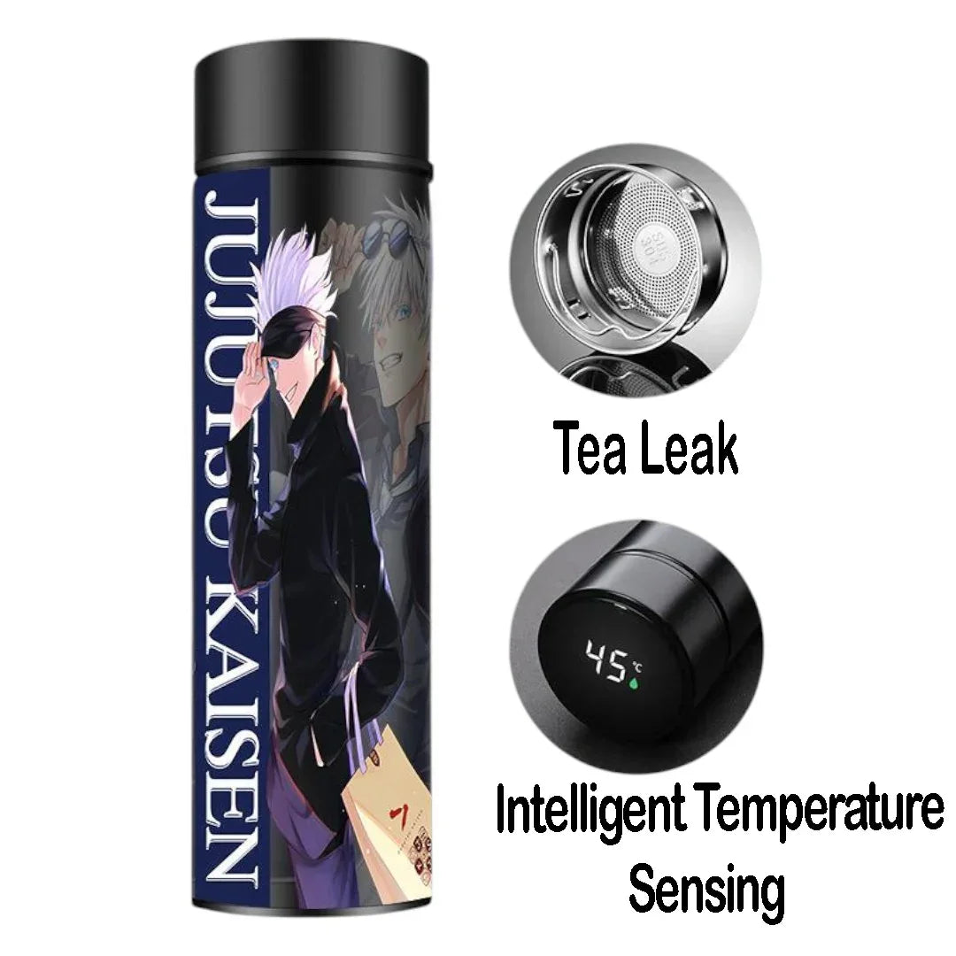 ChillSip Thermos Water Bottle | Water Bottle with LED Temperature Display | Stainless Steel Perfect for Hot & Cold Drinks (1 Pc) Vol- 500 ml - Jaiman Toys