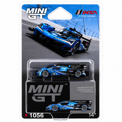 MINI GT 1:64 (Blister Pack) Acura ARX-06 GTP #10 Konica Minolta 2024 IMSA Daytona 24 Hours Die-Cast Model Car