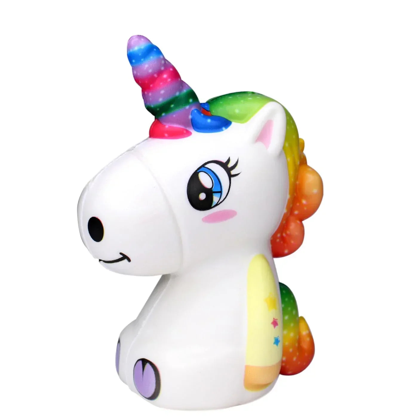 Colorful Unicorn Soft Plush Stress Relief squishy 5 Pieces - Jaiman Toys