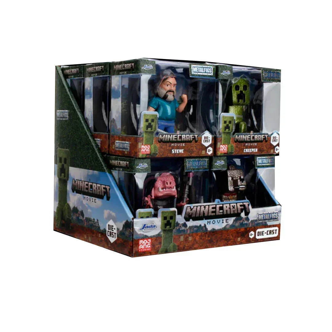Jada Metalfigs Minecraft Movie 2.5-Inch Die-Cast Figures – Collectible Set - Creeper