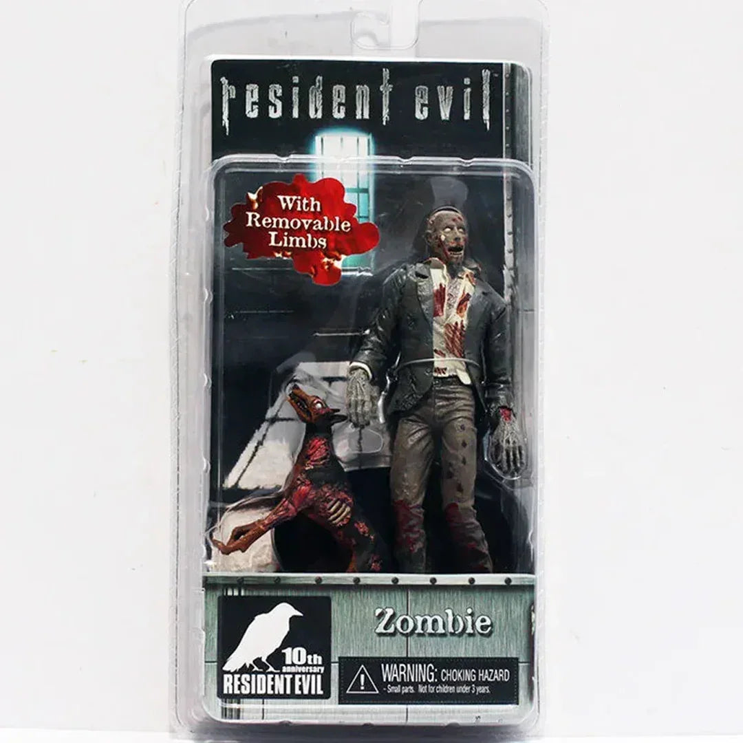 NECA Resident Evil Zombie & Dog 10th Anniversary 7" Action Figure - Jaiman Toys