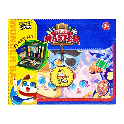 Wonder Bag Colour Your Dream Painting Set 67 pcs (Blue) - Jaiman Toys