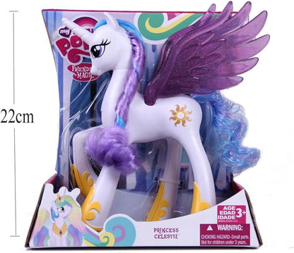 My Little Pony Horse Toy Friendship Movie Feature Character 22cm Action Figure (White) - Jaiman Toys