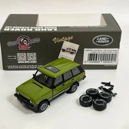 BMC 1/64 Land Rover 1992 Range Rover Classic LSE -Classic Green (RHD) - Jaiman Toys
