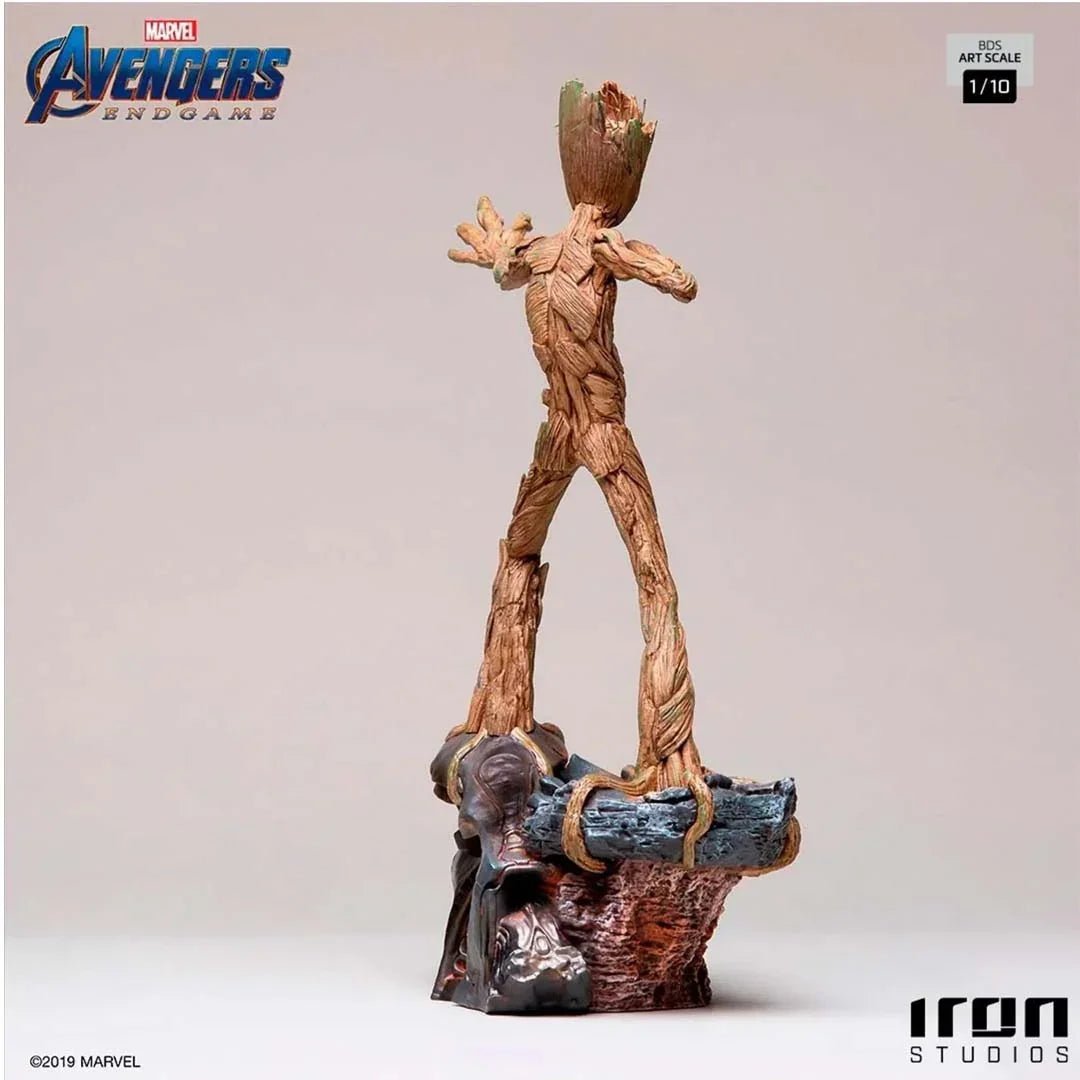 Iron Studios! Collectible Showpiece Statue Marvel Avengers End Game Groot - Jaiman Toys