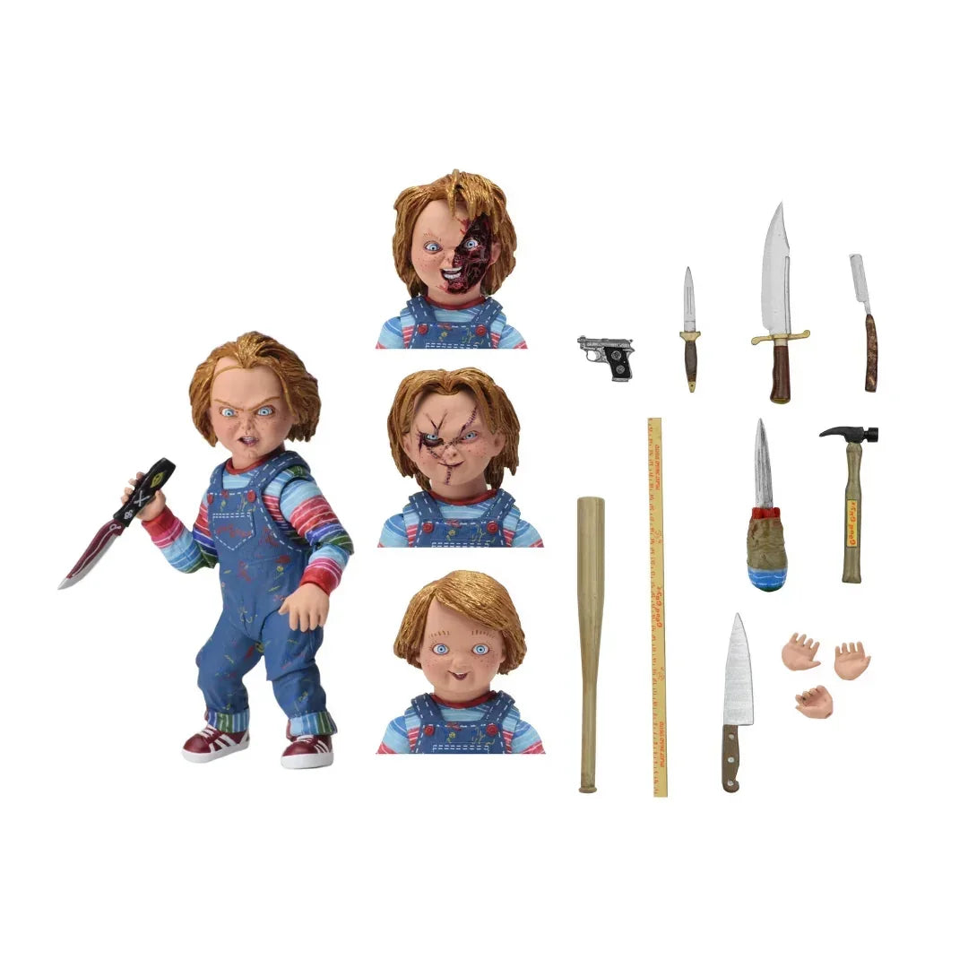 NECA 4" Ultimate Good Guys! Chucky - Action Figure PVC Collectible Toy Age 17+ - Jaiman Toys