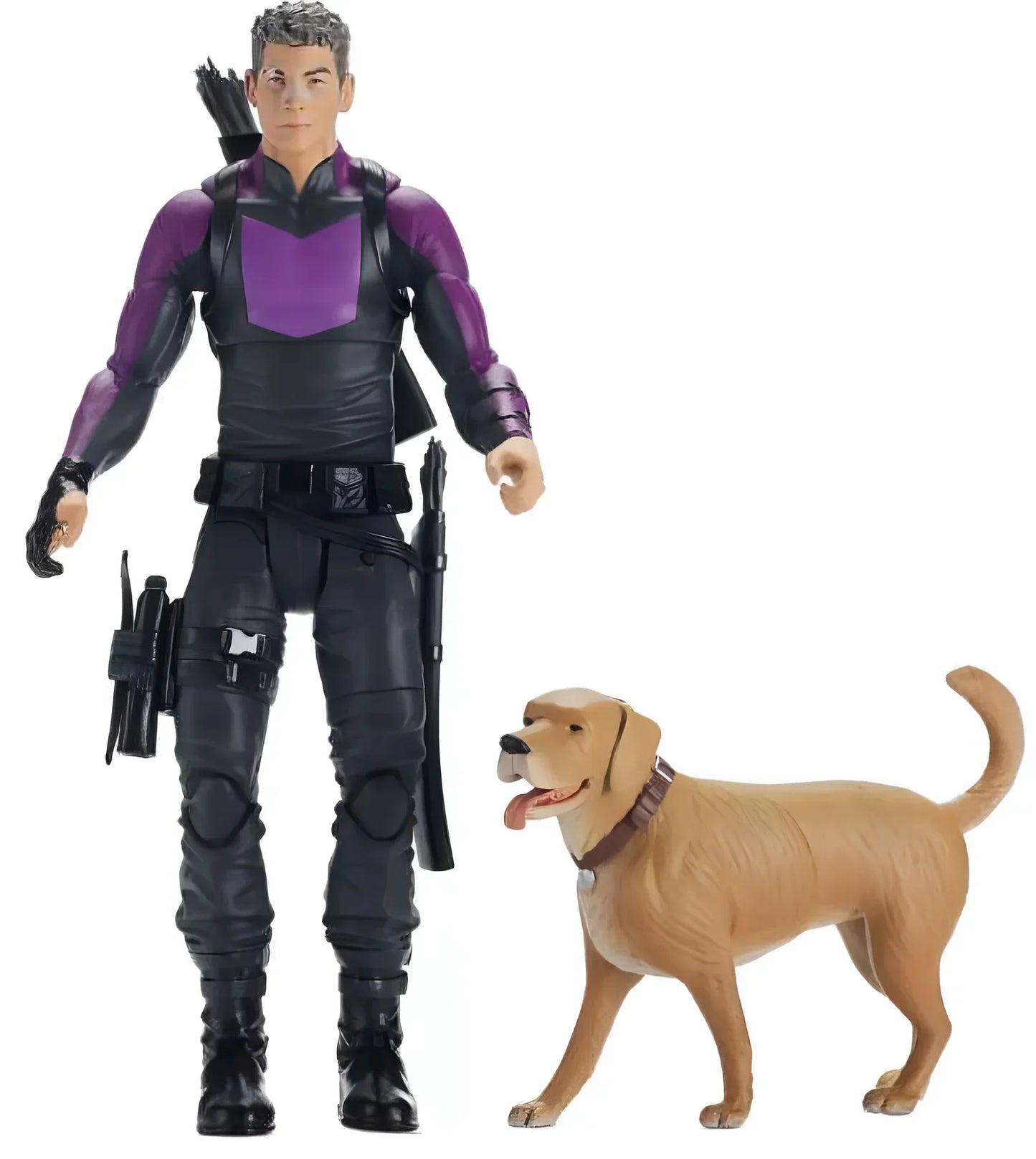 Marvel Hawkeye (with Lucky the Pizza Dog) Action Figure (Special Collector Edition) - Jaiman Toys