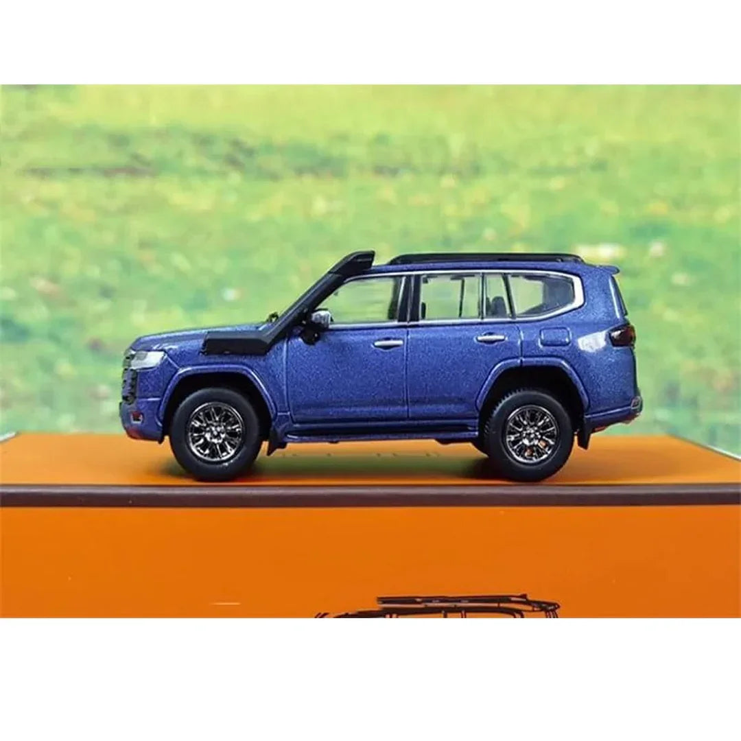 GCD 1:64 Toyota Land Cruiser 300 – Regular Version Blue | Premium Diecast Model SUV