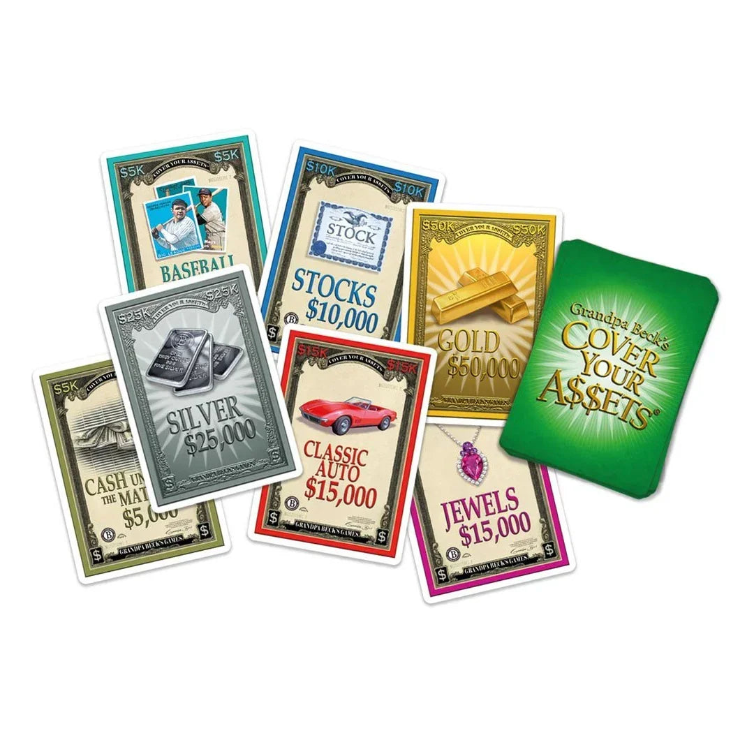 Cover Your Assets Card Game (4-6 Players) Age 7+ - Jaiman Toys