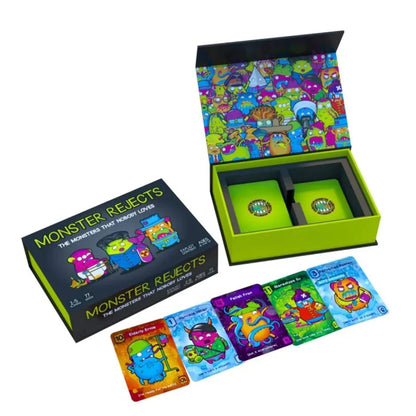 Monster Rejects - The Monsters that Nobody Loves! Card Game (2-5 Players) Age 18+ - Jaiman Toys