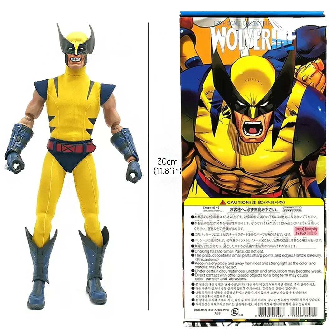Marvel X-Men Wolverine 1:6 Scale 12" Action Figure Collectible Model Age 15+ - Jaiman Toys