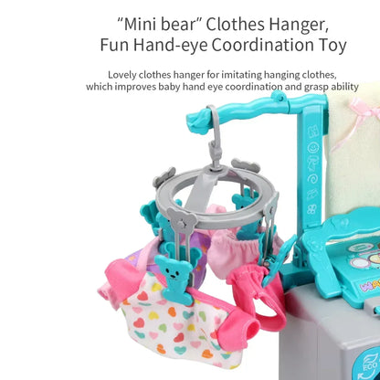 Children's Washing Machine Toy Simulation Dress up Mini Washing Machine Toy With Music - Jaiman Toys