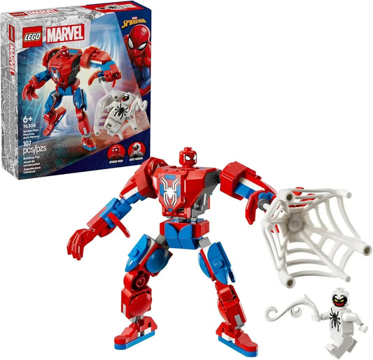 LEGO 76308 Marvel Spider-Man Mech vs. Anti-Venom Building Set - Jaiman Toys