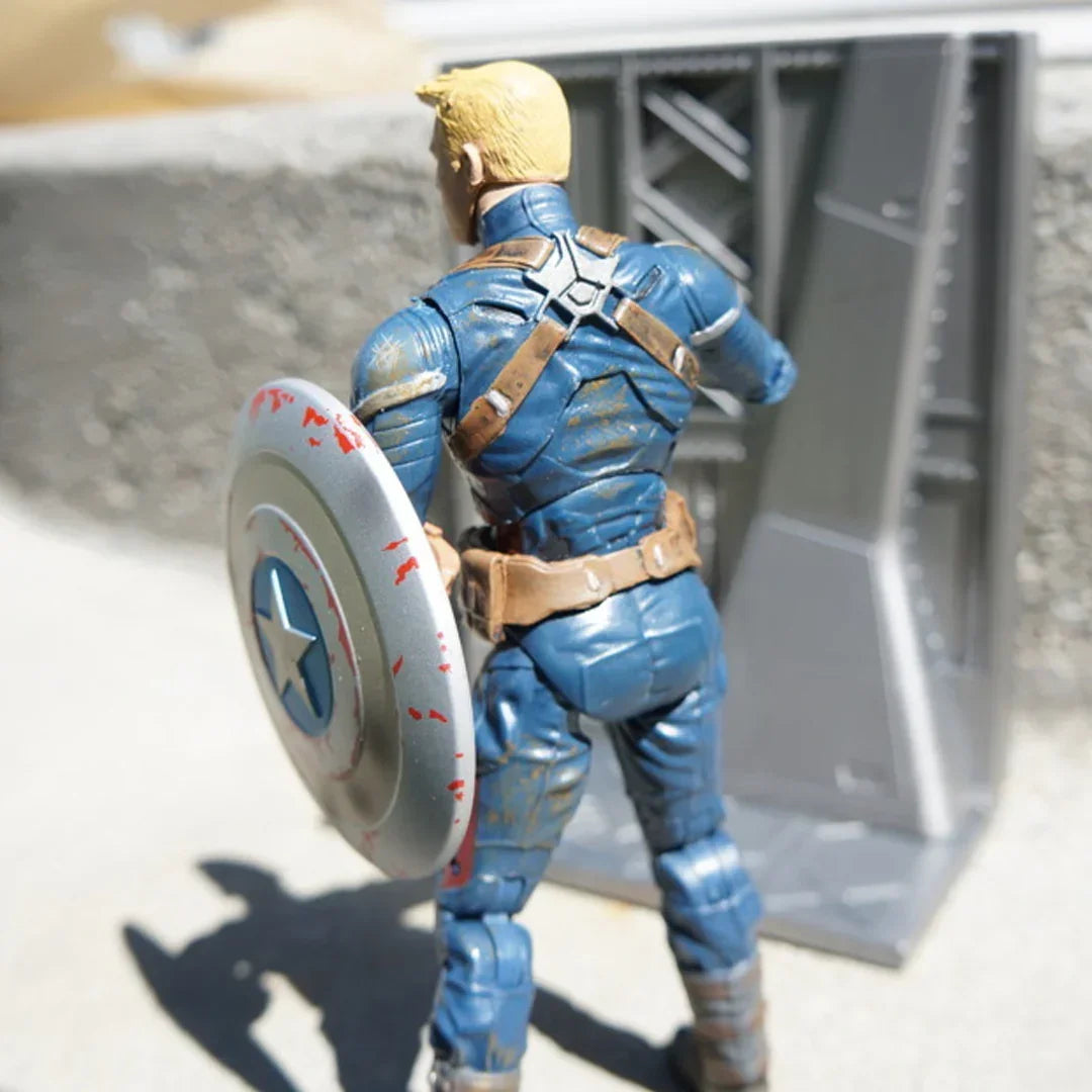 Captain America The Winter Soldier Exclusive Marvel Select Unmasked - Jaiman Toys