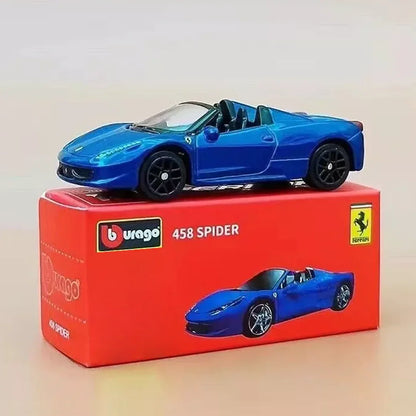 Bburago 458 Spider Racing Sport Model Car 1:64 Scale - Jaiman Toys