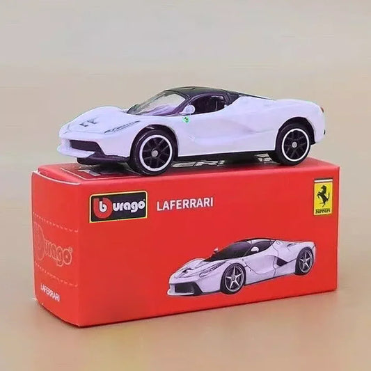 Bburago LaFerrari Racing Sport Model Car 1:64 Scale (White) - Jaiman Toys