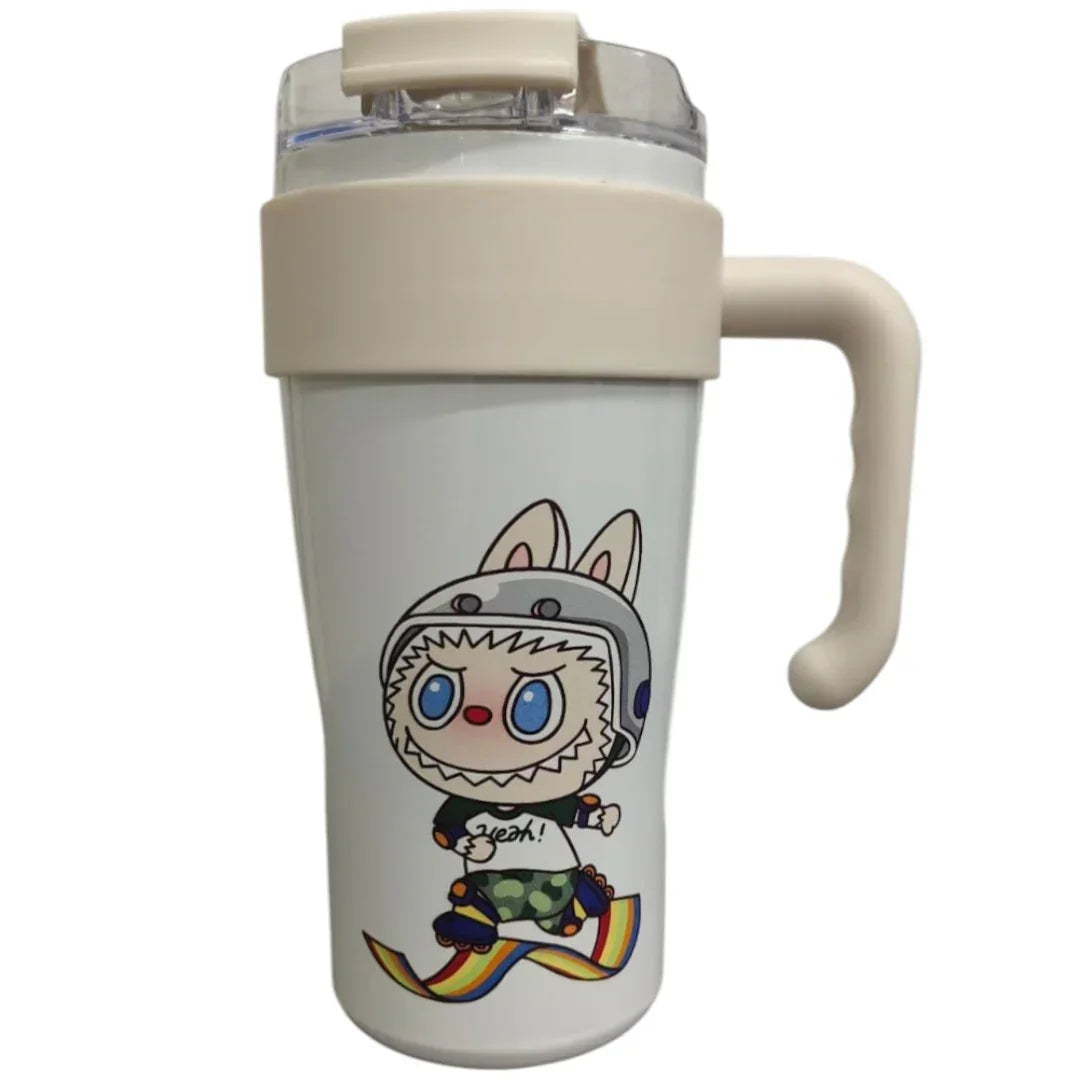 Nice Holiday Stainless Steel Cute Sipper Water Bottle – 860ml | Ideal for Office, Gym, & Travel - Jaiman Toys