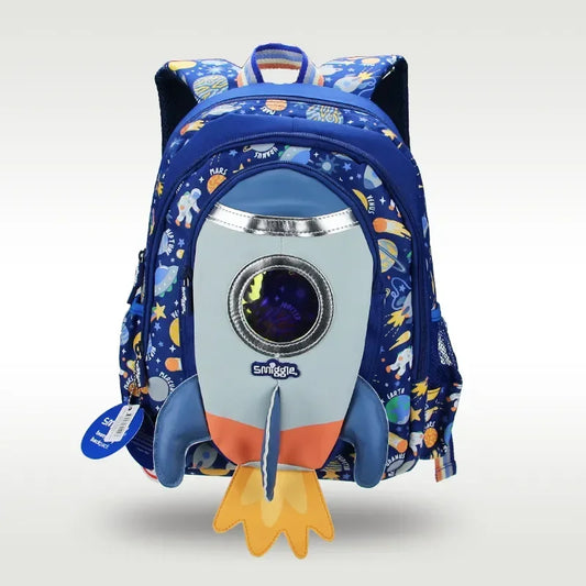 Smiggle School Bag : Rocket Colorful & Stylish 14 Inch Backpack for Kids - Jaiman Toys