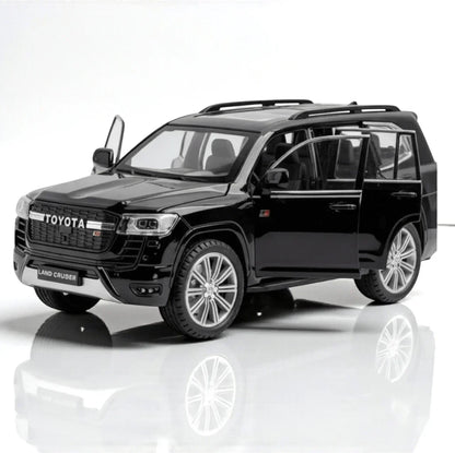 LJX Model 1:24 Toyota Land Cruiser Diecast Car – Pull Back Action, Openable Doors, Metal Body Collectible