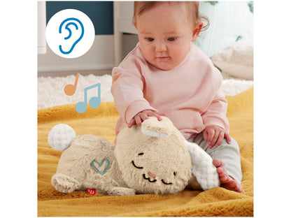 Fisher-Price Soothe & Settle Bunny Plush – Baby Sleep Soother with Music & Lights (0+ Months)