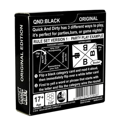 Quick And Dirty Original Edition Board Game - Jaiman Toys
