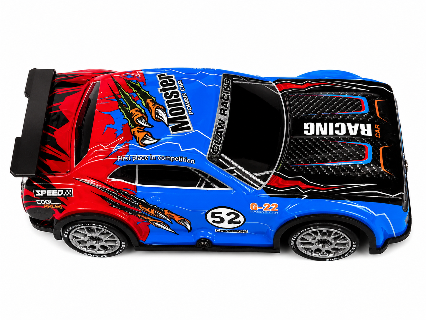 Drive Storm 1:22 Scale 4WD RC Drift Racing Car with Spray Mist, LED Lights & 2.4GHz Remote Control – High Speed Toy Car with Drift Tyres for Kids
