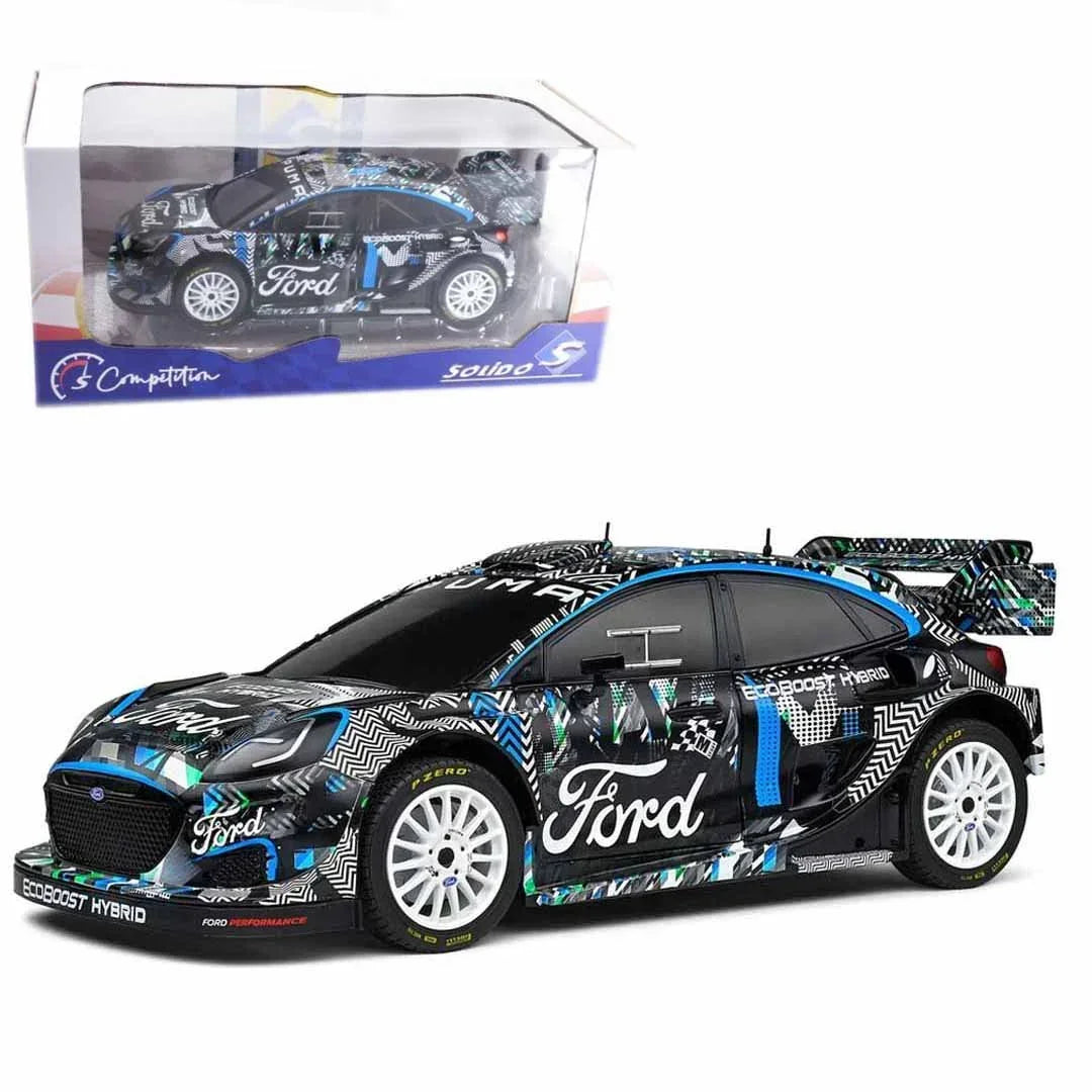 Solido S1809501 1:18 Scale Ford Puma WRC – Goodwood Festival of Speed 2021 | Diecast Rally Car Model - Jaiman Toys