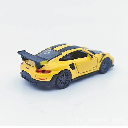 Bburago Porsche 911 GT2 RS 1:64 Die-Cast Car with Opening Doors