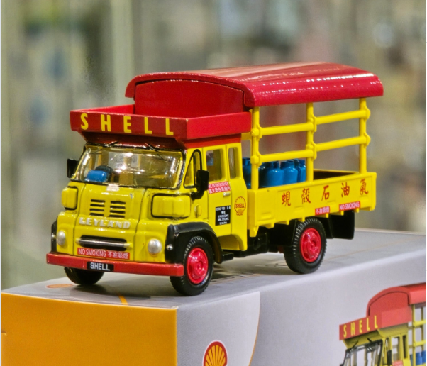 Tiny City 1:76 Scale Leyland FG Shell Diecast Truck Model | Shell Oil Transport Vehicle Collectible | ATC66167