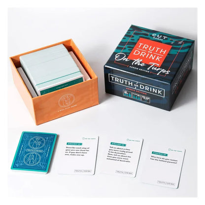 Truth or Drink Board Game: On The Turps – Aussie Edition - Jaiman Toys