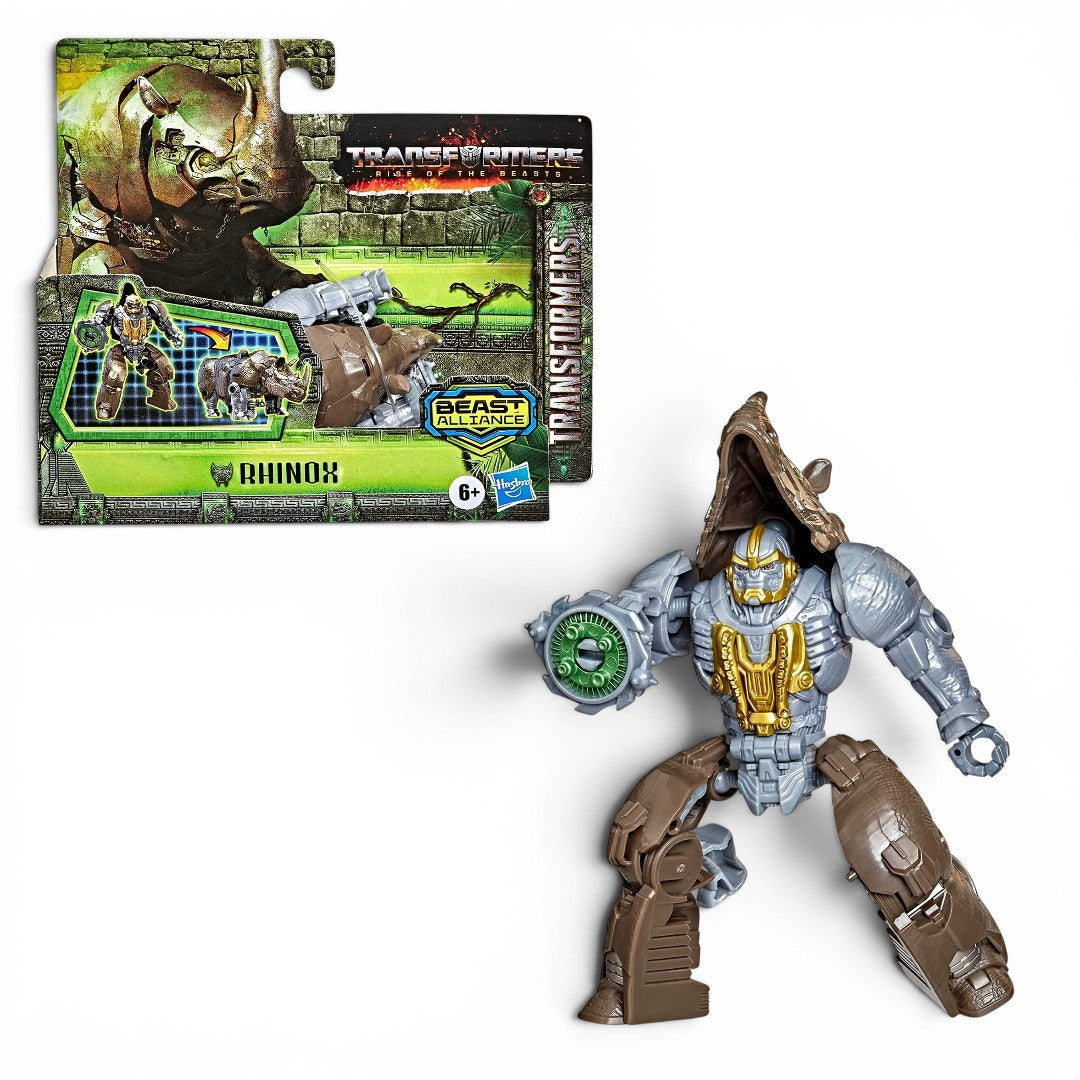 Transformers Toys Rise Of The Beasts Movie Beast Alliance Battle Changers Rhinox Action Figure, Ages 6 And Up, 4.5 Inch F3896 / F4606