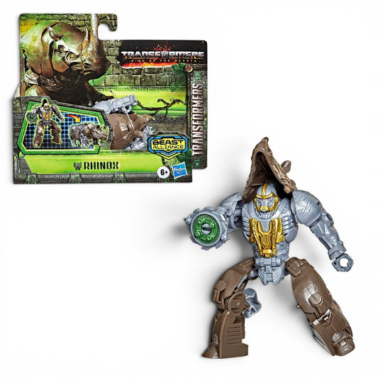 Transformers Toys Rise Of The Beasts Movie Beast Alliance Battle Changers Rhinox Action Figure, Ages 6 And Up, 4.5 Inch F3896 / F4606