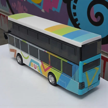 CARTOON BUS - ART LIGHTING BUS MODEL with Light and Sound effects Age 3+