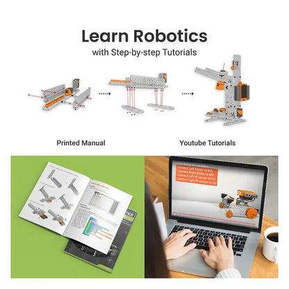 Avishkaar Robotics Starter Kit | 100-in-1 STEM Robotics & Coding Kit for Ages 8+
