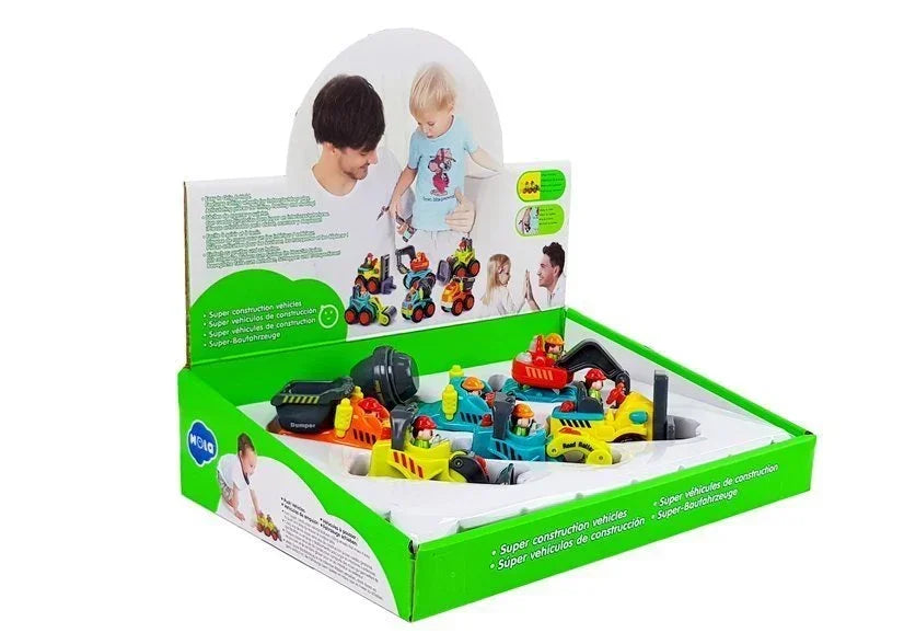 HOLA Construction Toy For A Toddler Concrete Mixer Excavator - Jaiman Toys